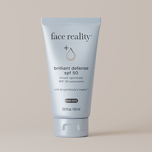 face reality: brilliant defense SPF 50