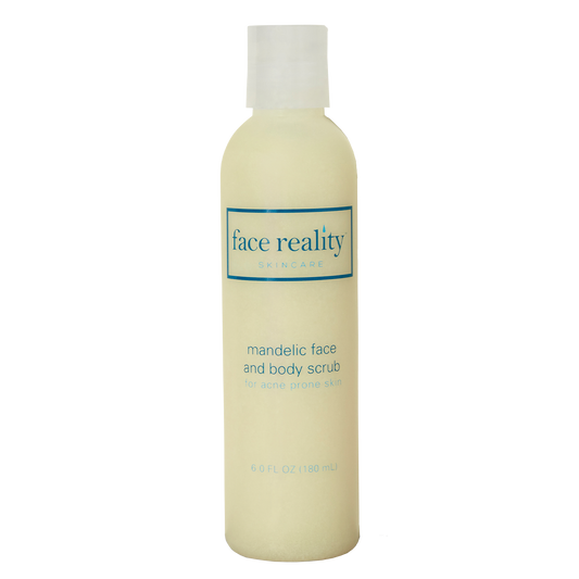 face reality: L-mandelic face & body scrub